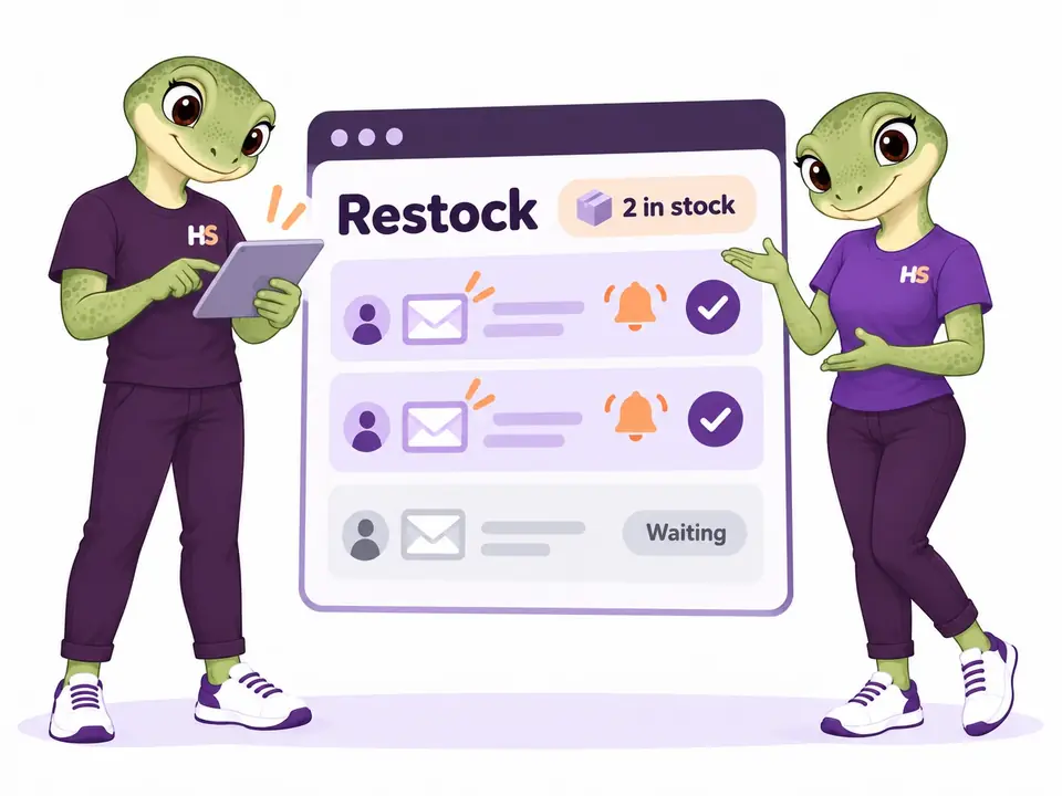The HookSpark mascots show two available units, two invitations and a third request still waiting. Concept illustration.