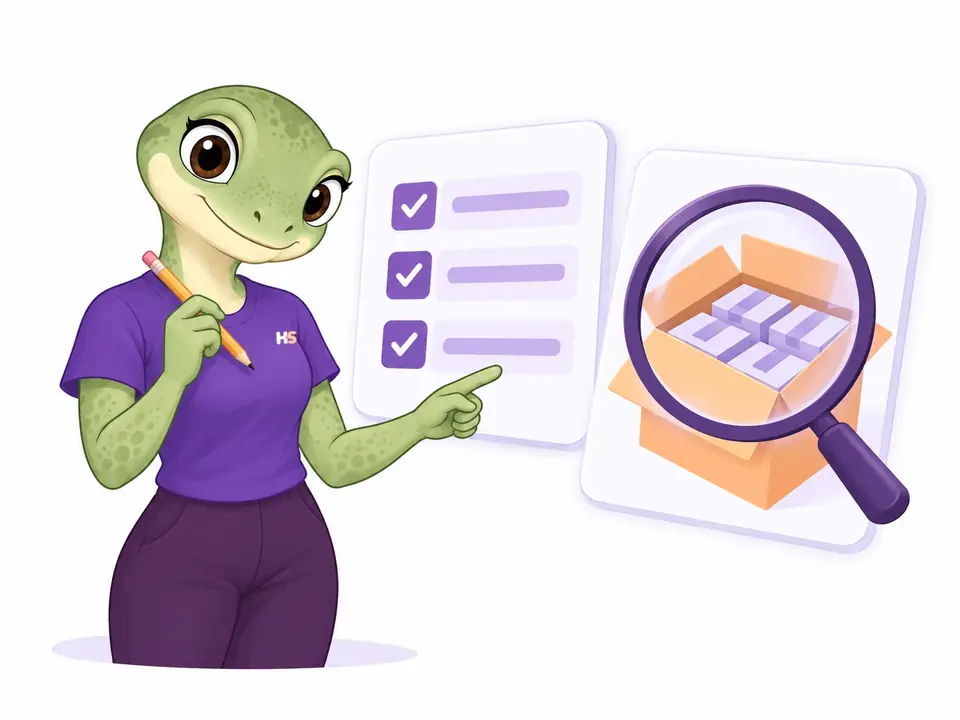 La mascotte HookSpark controlla una proposta prima di applicarla.