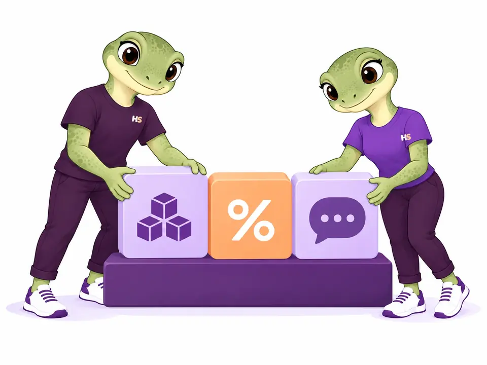 Le mascotte HookSpark assemblano moduli diversi su una base comune.